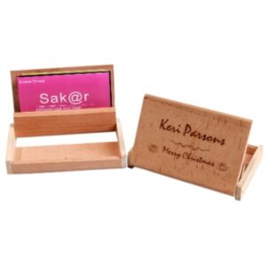 WOODEN CARD HOLDER WITH NAME (WCH1)