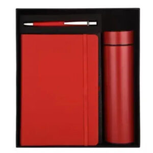 Classique 3 in 1 Red Gift Set (Plastic Pen)