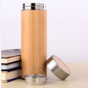 Bamboo Insulated Water Bottle