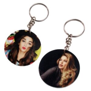 ACRYLIC ROUND KEY CHAIN