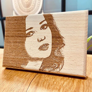 WOODEN PLAQUE (4X6 INCH) (ENGRAVING)